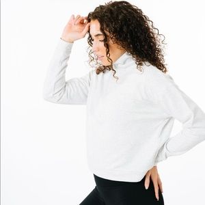 ✨ ZYIA Gray Classic Quarter Zip Sweatshirt